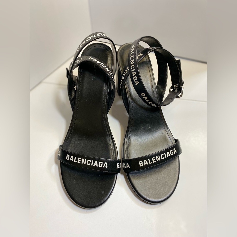 Balenciaga block sandals